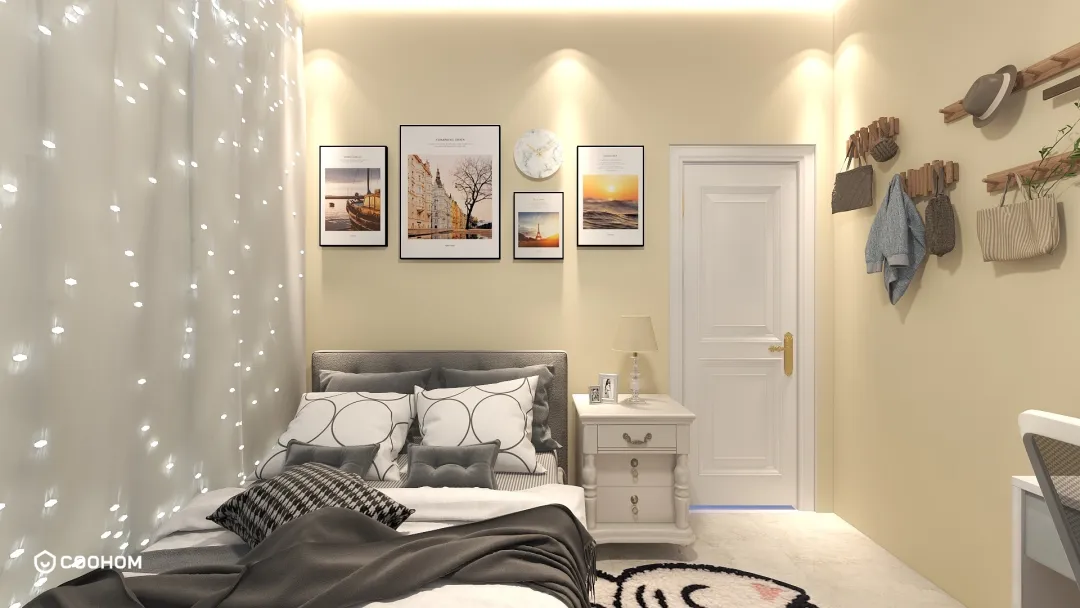 Cha Synterior的装修设计方案:Minimalist Bedroom Design