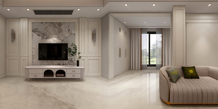 設計.龍飛-东海 天地国际公馆 方案一-装修设计方案