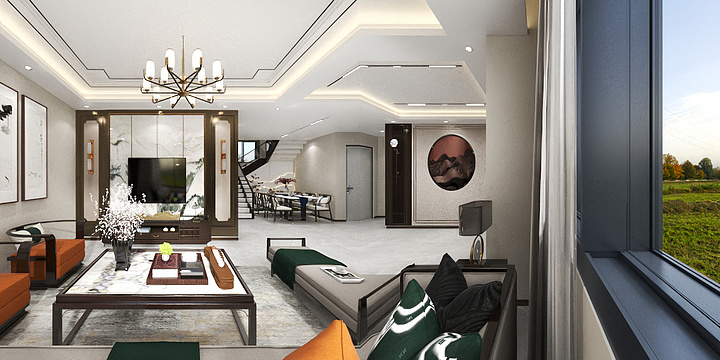 祥苑装饰设计总监刘强-原阳自建房天空-装修设计方案