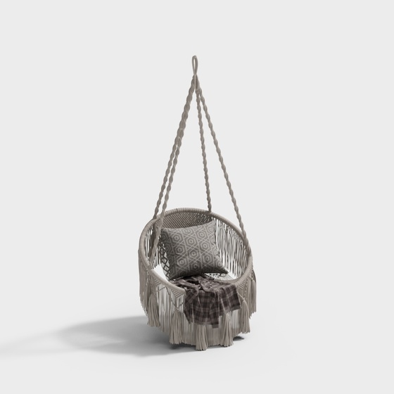Scandinavian Outdoor Swing Chair,Gray