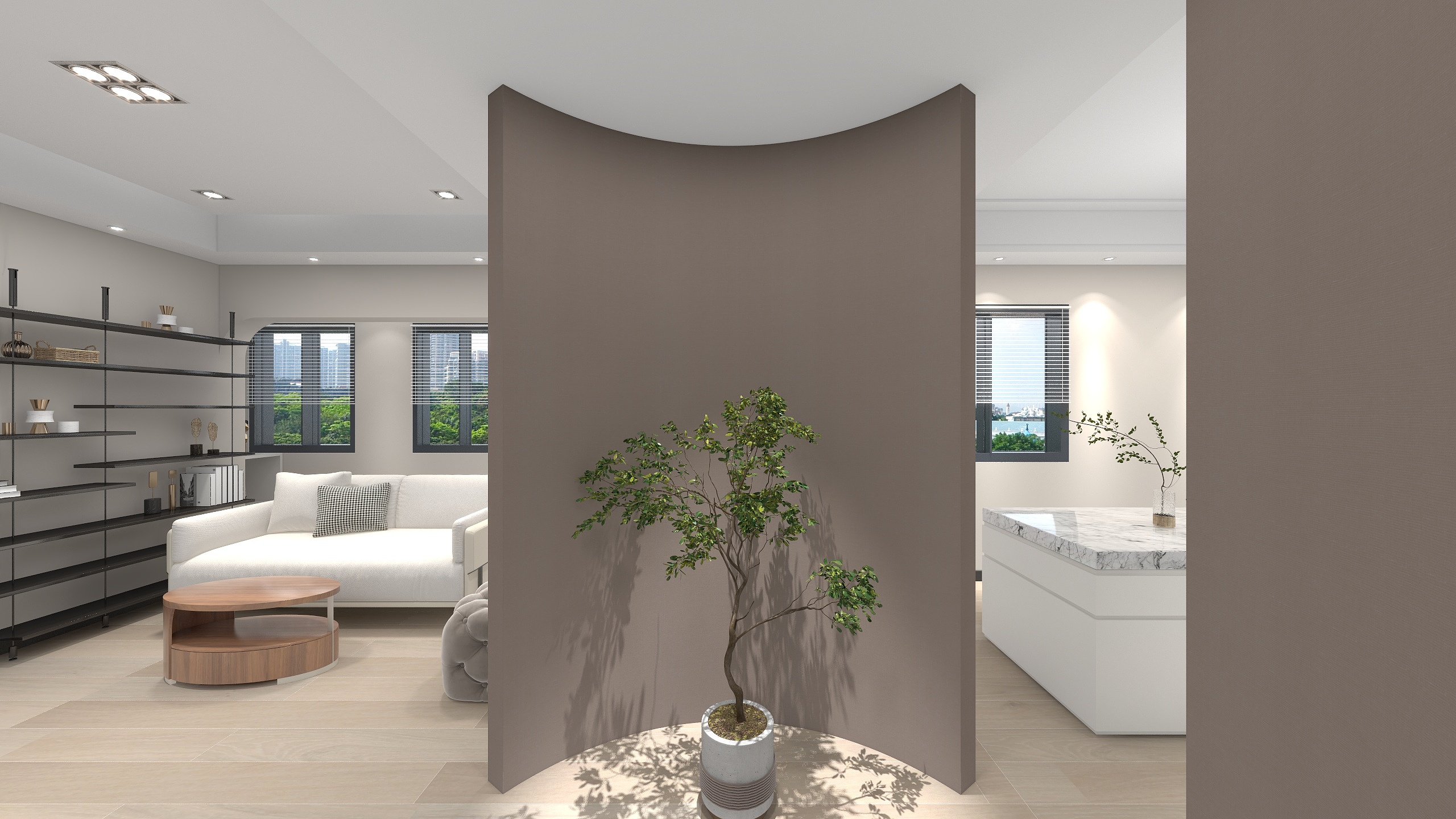 TopTao-瑞和园89.50㎡B户型3室2厅1卫装修效果图