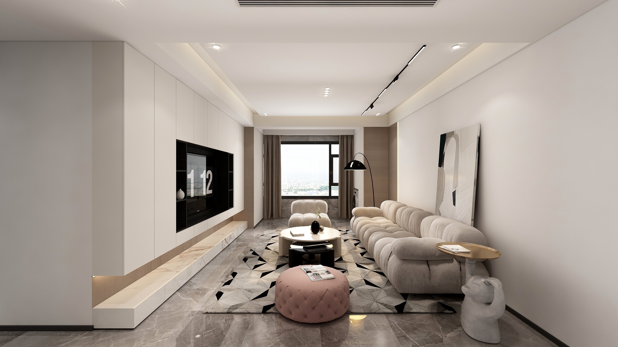 大名县万禾装饰-金地城4-3-1101-装修设计方案