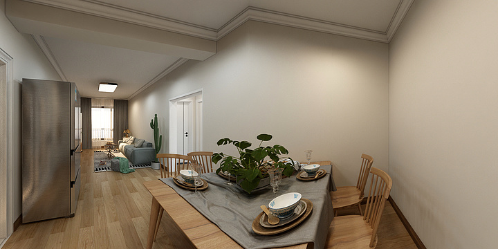 四川旭瑞建筑装饰工程有限公司-和邦小区-装修设计方案