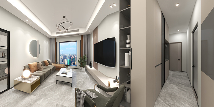 新木W-华府公园104-装修设计方案