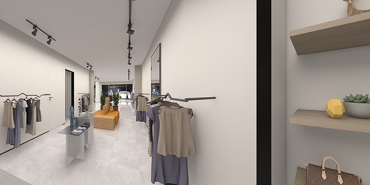 KuaiLe11-服装店-装修设计方案