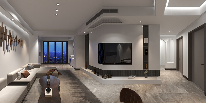 李君设计-现代极简-装修设计方案