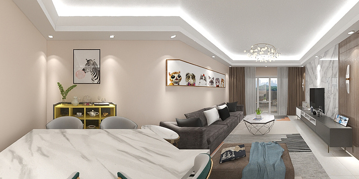 高端设计老师-绿城明月风荷-装修设计方案