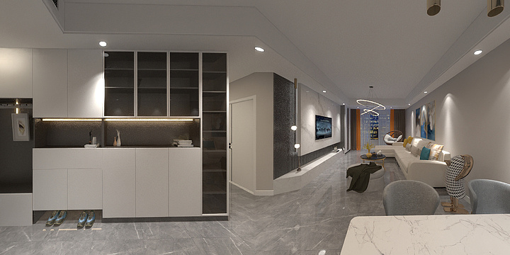 老K-锦城逸景E区4-2604-装修设计方案