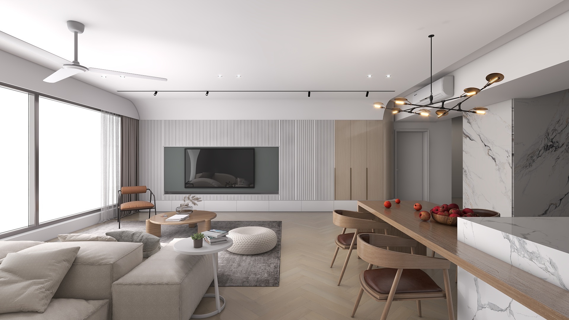 三茶R-极简客餐厅-装修设计方案