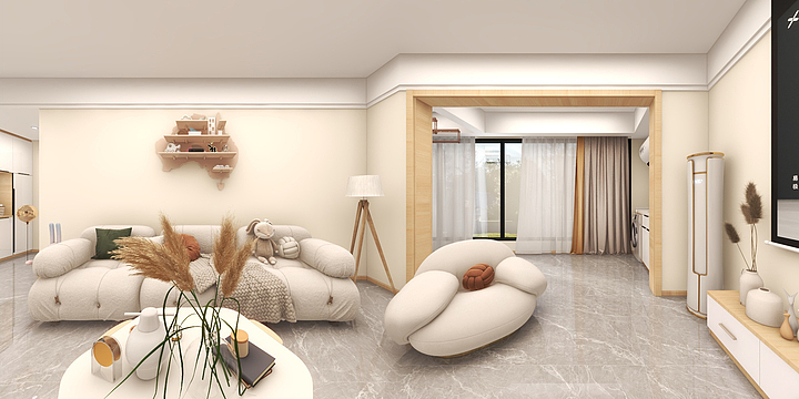 小敏家杂货铺-金源一品13-1-202-装修设计方案