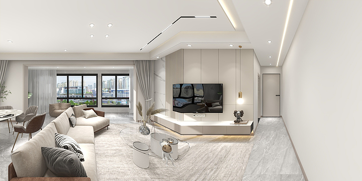 设计师汤杰-东方兰园东边户130-装修设计方案