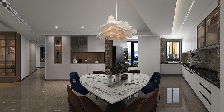 空间-表现-百合春天 汤总-吊顶修改7.29-装修设计方案