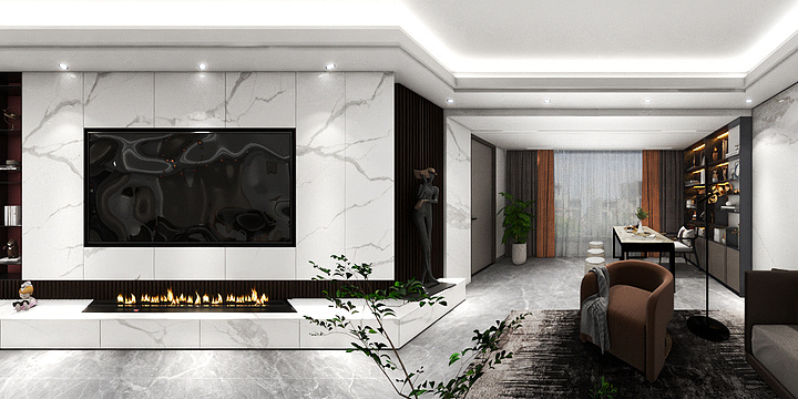 室内设计uUYX-阳光学府王师福宅-装修设计方案