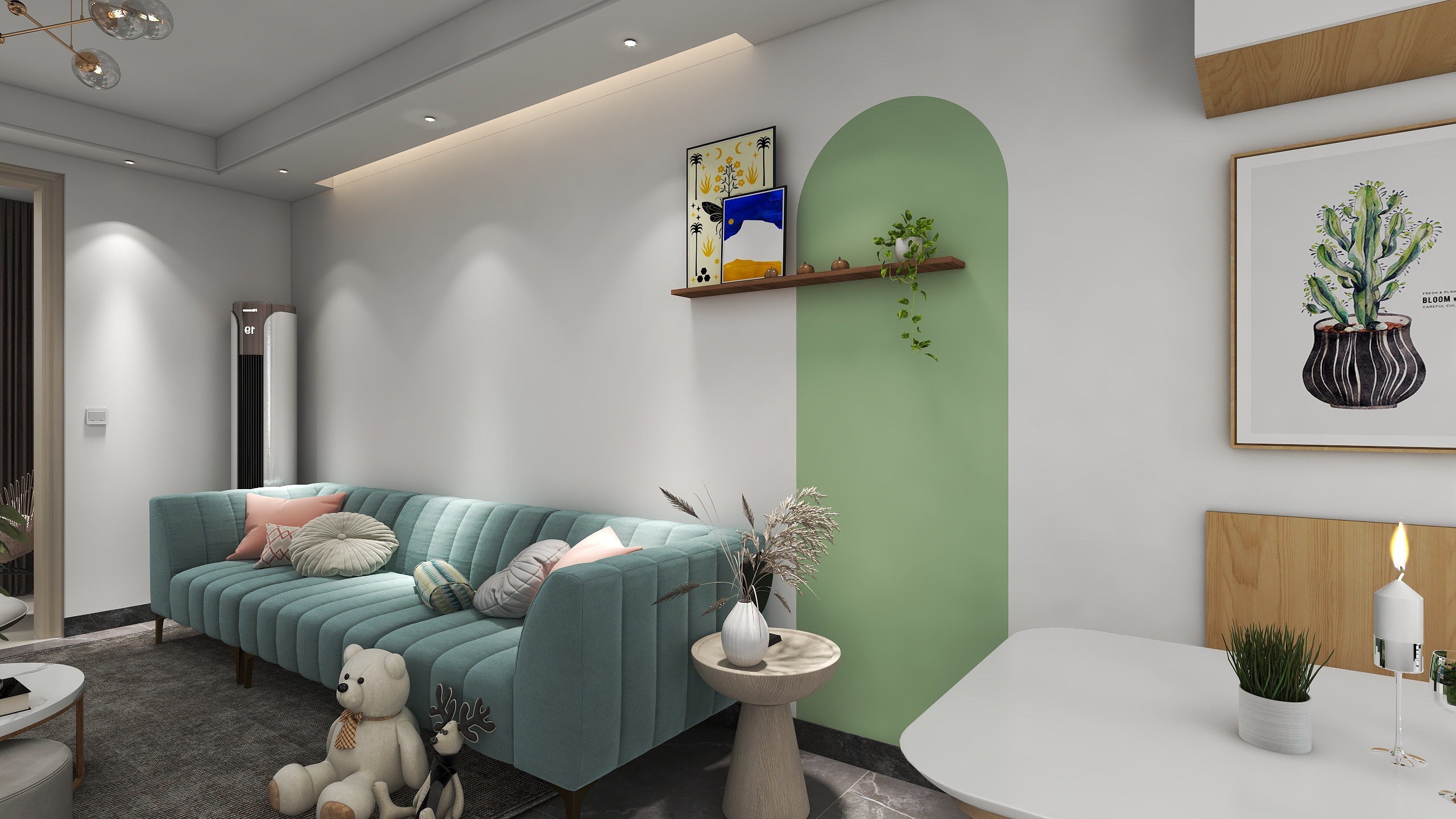 肖兰香全案设计-力高水投北欧现代风-装修设计方案