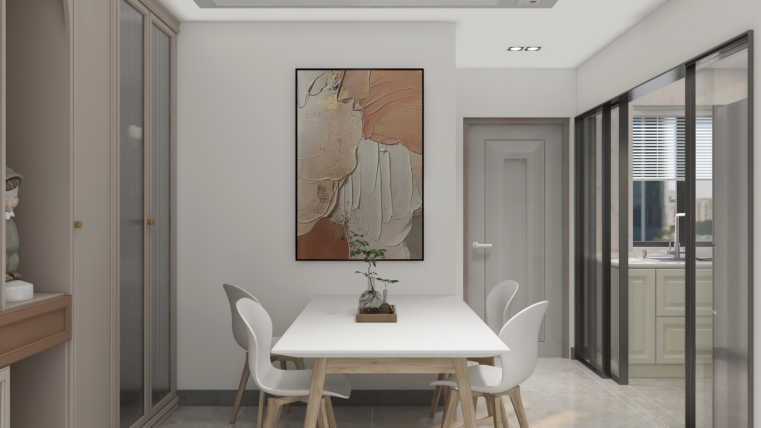 望穿抽水-德信海德公园83.00㎡A2’3室2厅1卫1厨-装修设计方案