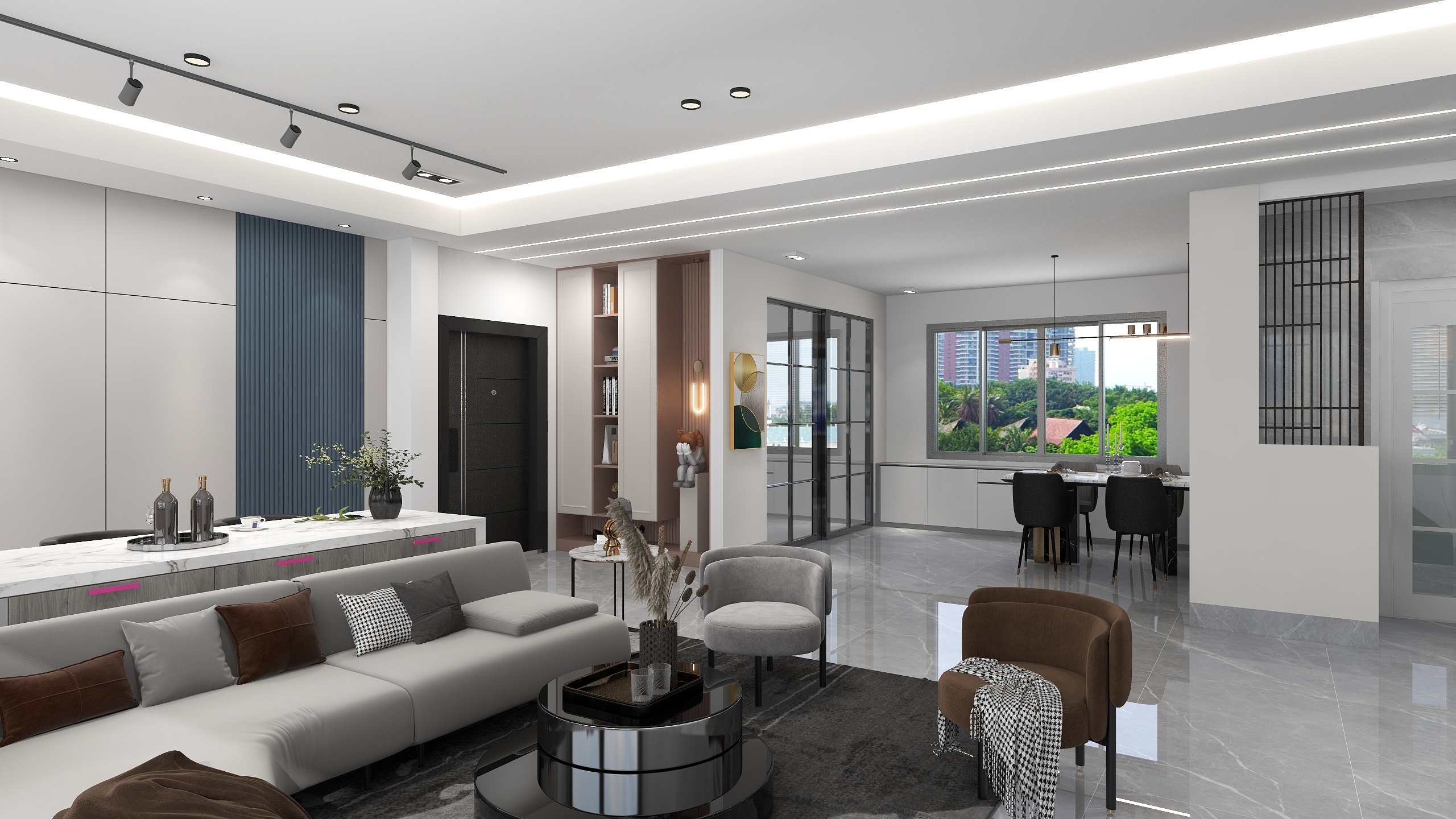 fxyfxy-国际城四期154户型.dwg-装修设计方案