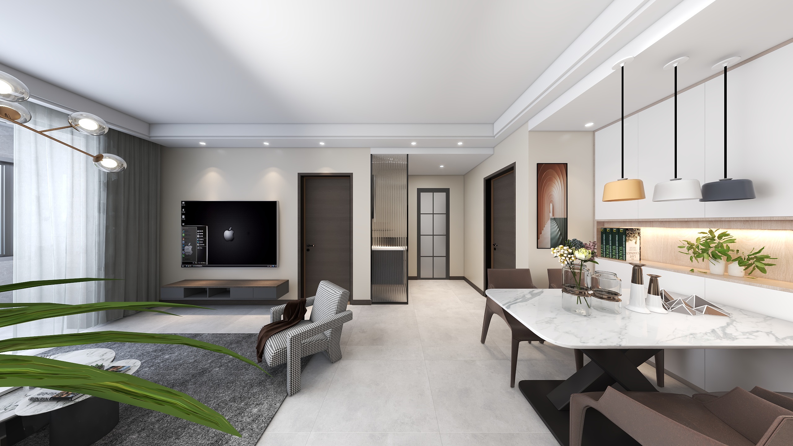 设计师祝军-打造温馨小三居，鹭岛北苑90后小夫妻的暖暖新居！-装修设计方案