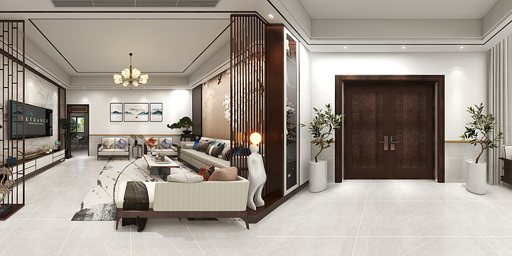 乐双装饰灬-轩宅装饰-廖总新中式典雅风-装修设计方案