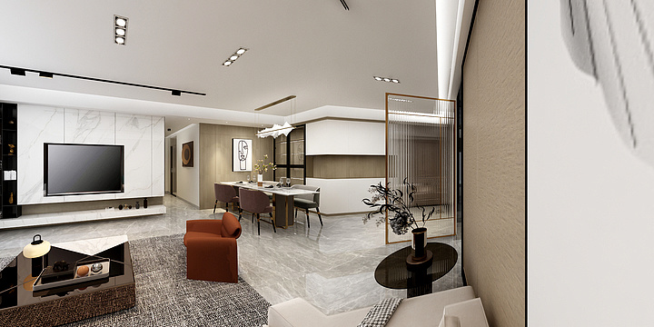 设计师涂雅芳-一品人家许总雅居-装修设计方案