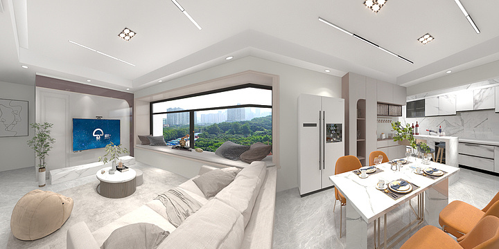 私人全屋整装设计-96学府苑-装修设计方案