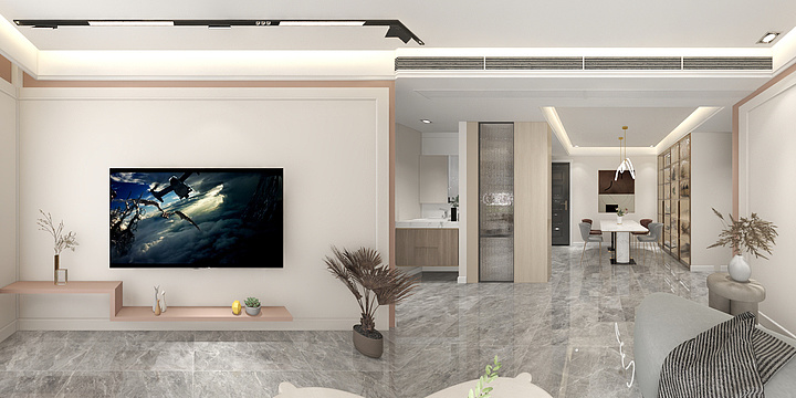 林深Des-现代混搭114平-装修设计方案