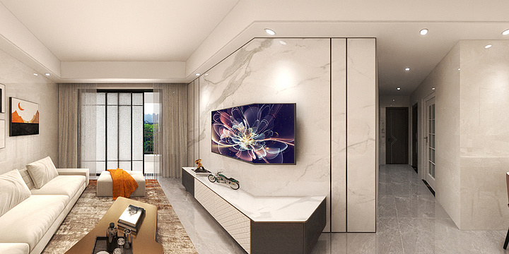 正梁空间设计-中源誉峰-装修设计方案