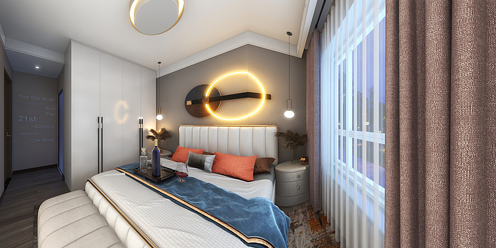 全案设计师振远-公园十七区3室2厅2厨1卫一稿更改三稿-装修设计方案