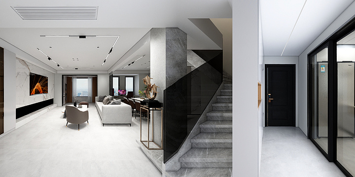 茗屋装饰出品-河畔雅居-装修设计方案