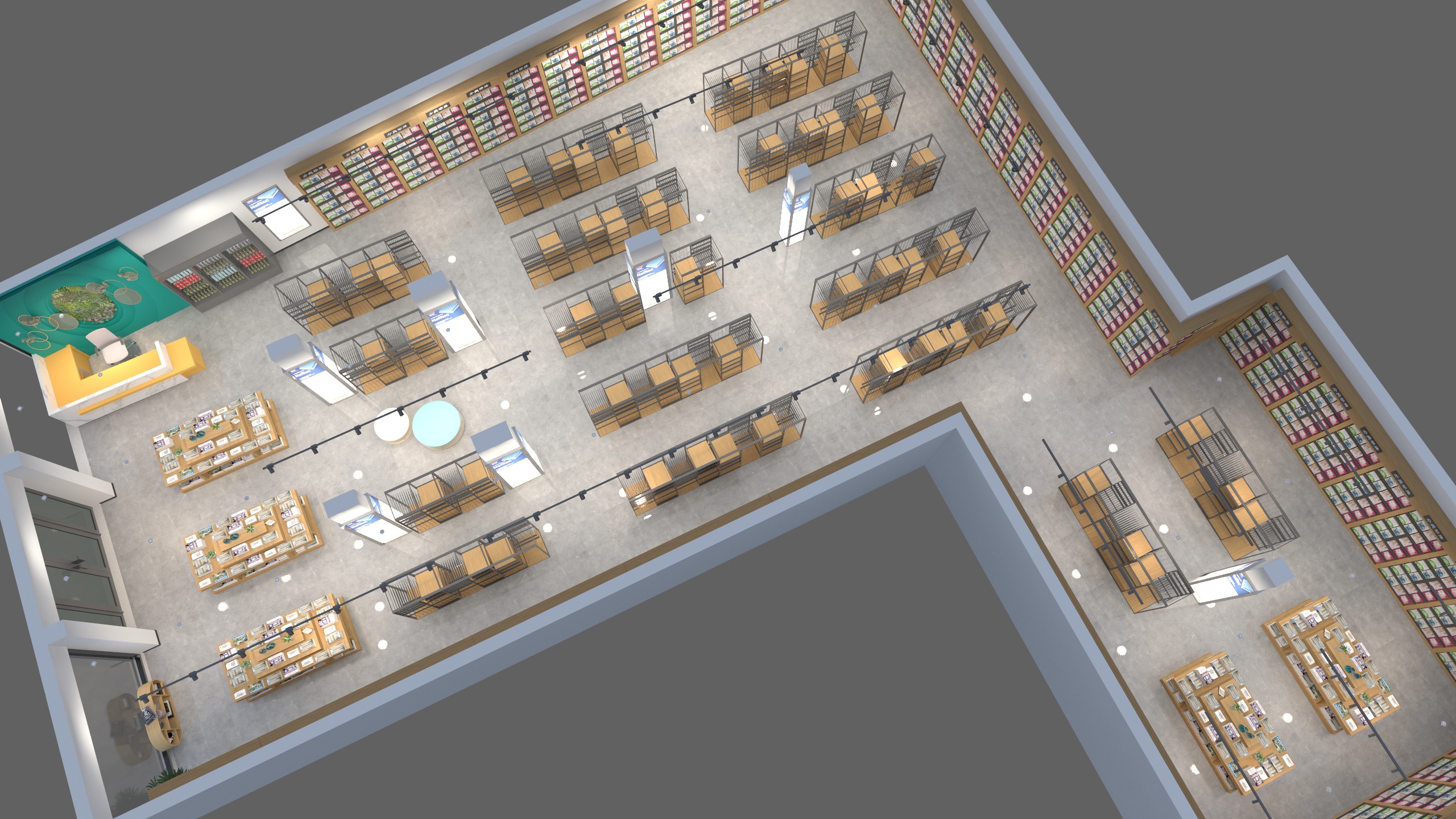 林龙空间设计-焦点设计--文具店-装修设计方案