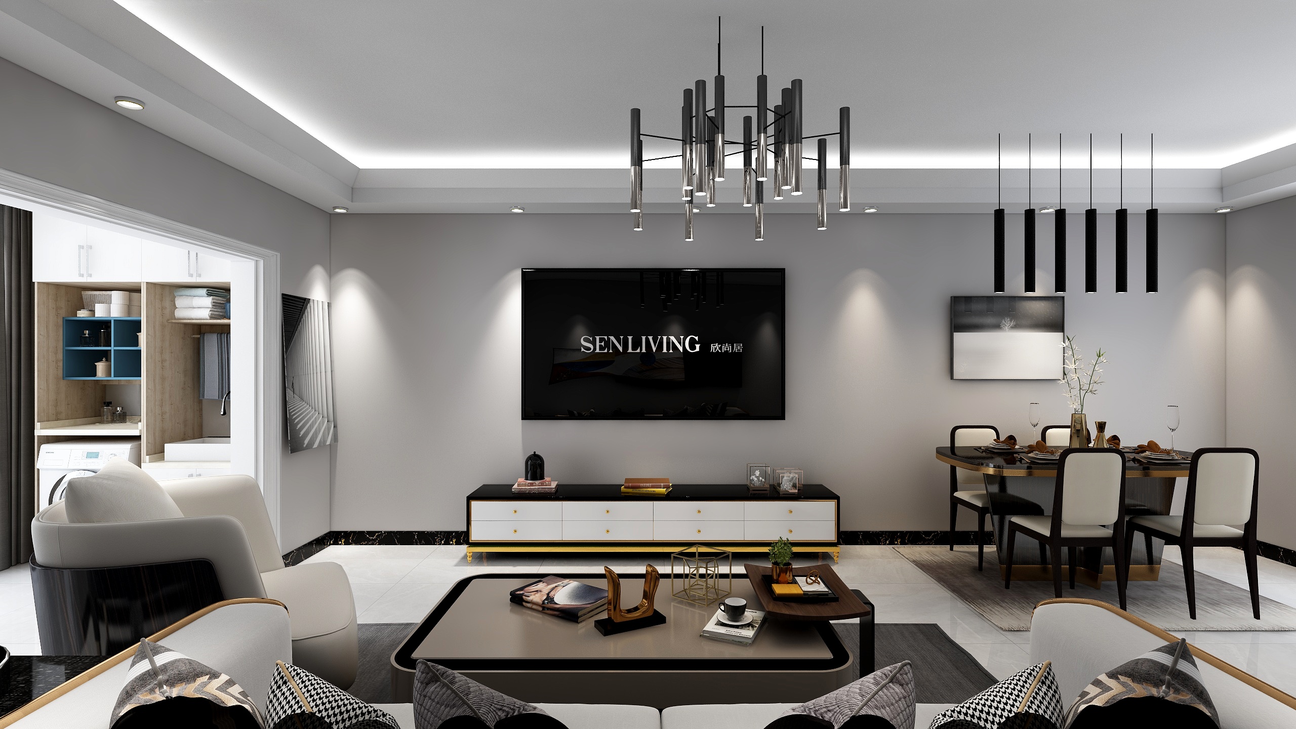 程工.自建房研究所-玉上府94方现代简约3室2厅2卫1厨-装修设计方案