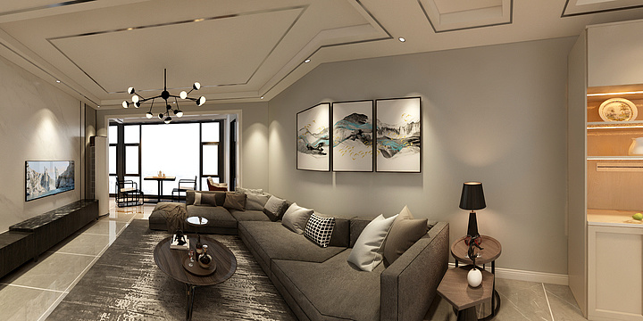 凤鸣设计工作室-茶园新城蒲总-装修设计方案