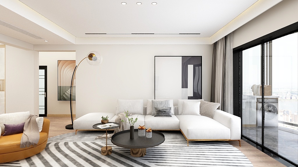 苏比阿瘦-现代简约吊顶设计-装修设计方案