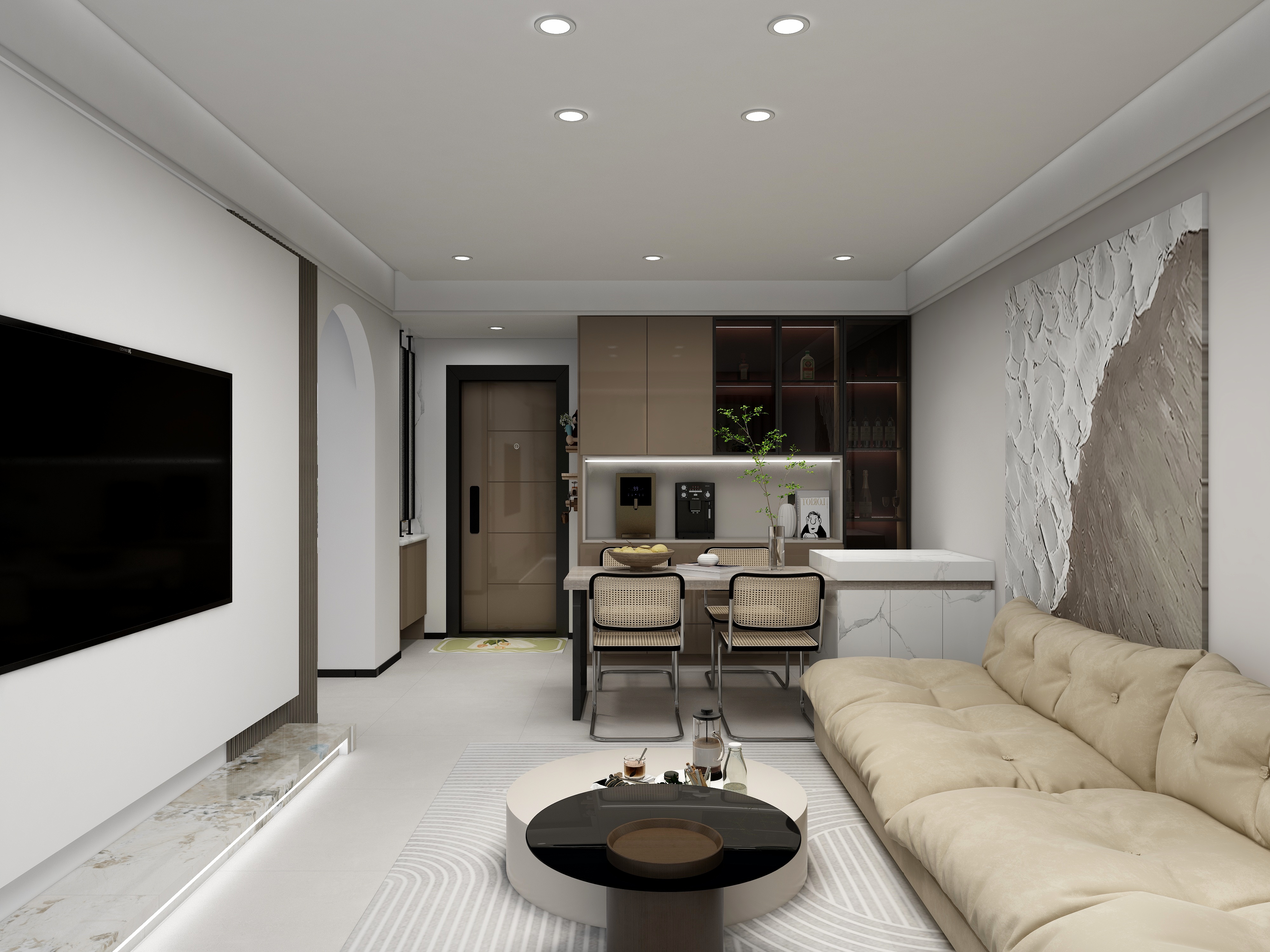 鑫海森装饰-85平小三居-装修设计方案