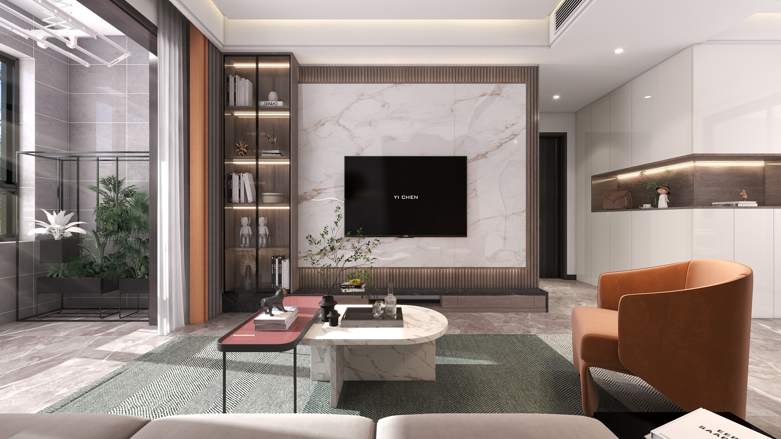 A孤独喂饱理性-现代轻奢97平-装修设计方案