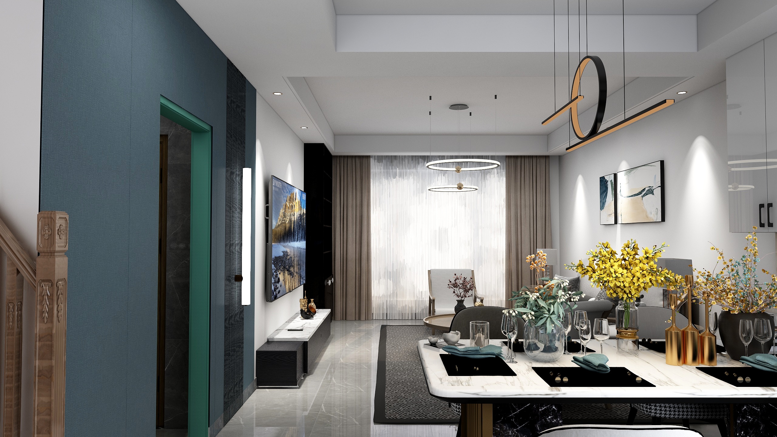 程工.自建房研究所-中南漫悦湾151方现代简约复式房-装修设计方案