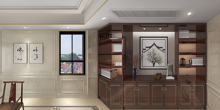 陆晓彬-横店八面山杨小姐客厅-装修设计方案