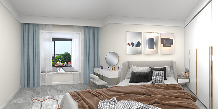 衣书铭1990-张总.dwg-装修设计方案