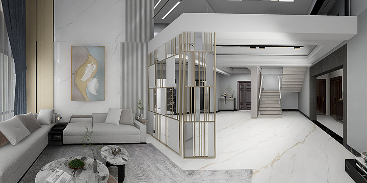 安木设计DESIGN-现代轻奢2层别墅-装修设计方案
