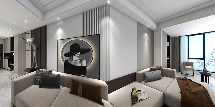 浅夏安然设计-现代极简风格-装修设计方案