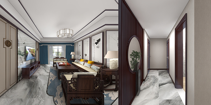 全案设计杨超-嘉苑小区-装修设计方案