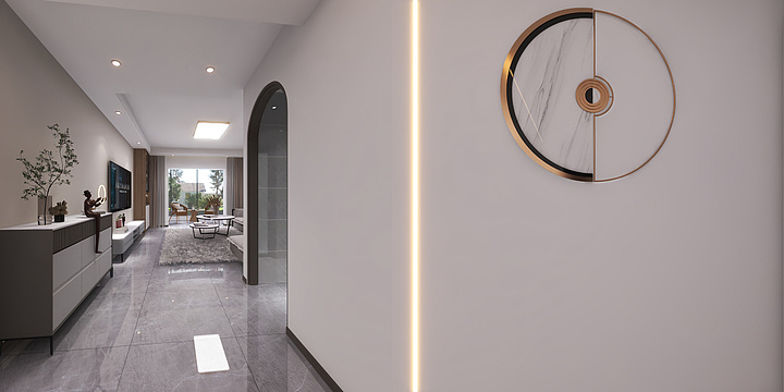 A阿斌设计-赣商家园117-现代简约-装修设计方案