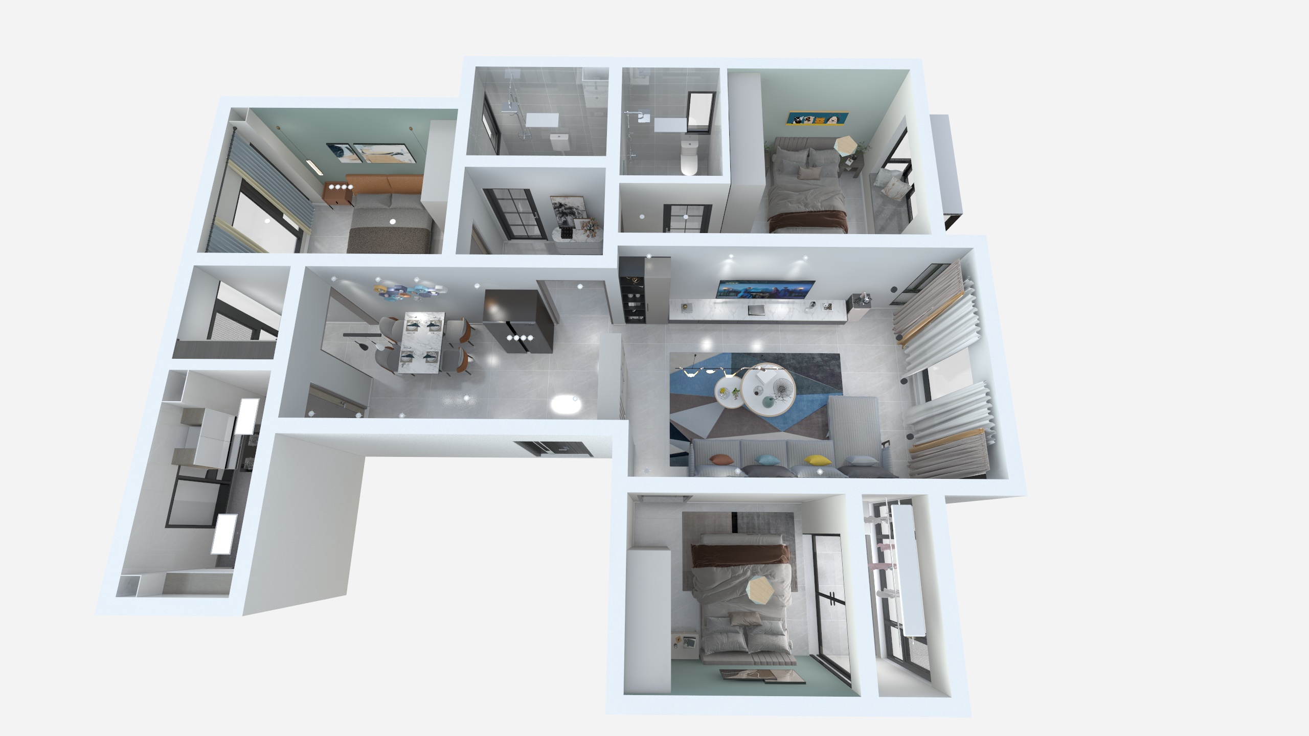 稚嫩的灵魂-上河院8栋-装修设计方案