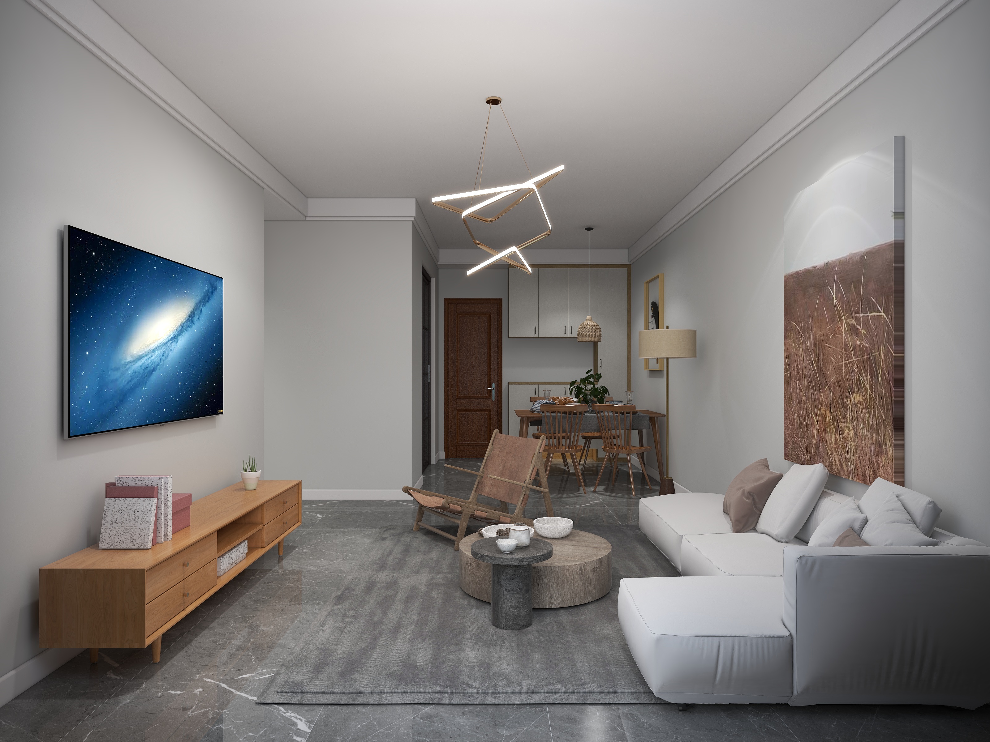 室内设计师王金伟-金地格林美景装修效果图