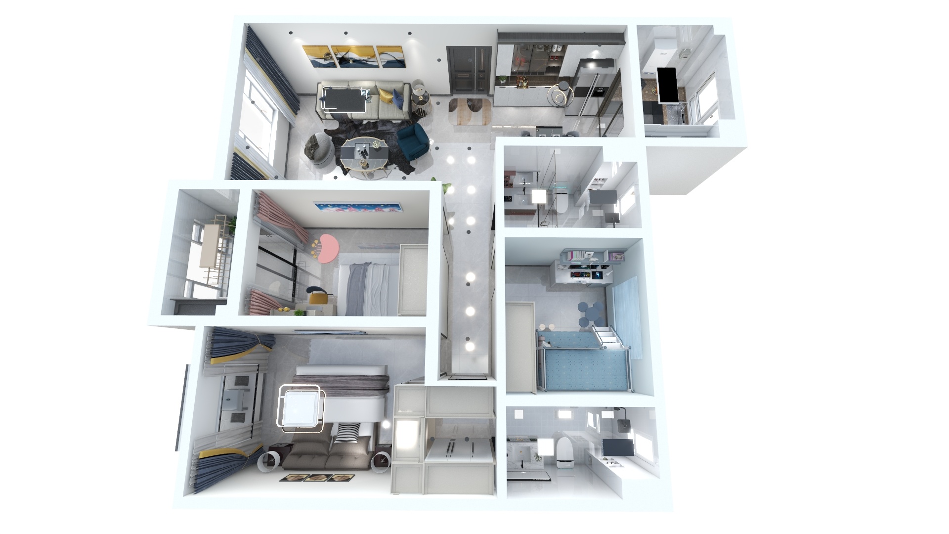 义佳仁设计15688785333-齐诚园11#1-2501-装修设计方案