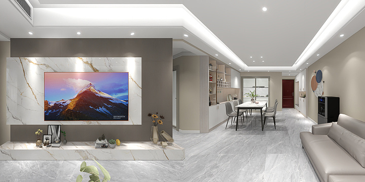 安与居装饰-公园山水8栋606-装修设计方案