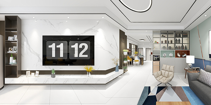 不烦设计工作室-福星三期4-1-902-装修设计方案