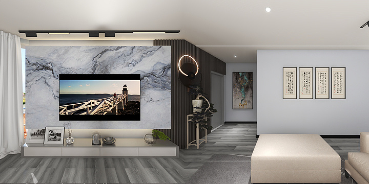 华度原创15696265965-滨江大厦11-3李叔雅居装修设计-装修设计方案