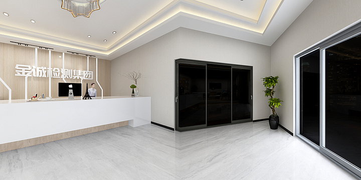 扑扑设计-金城检测-装修设计方案