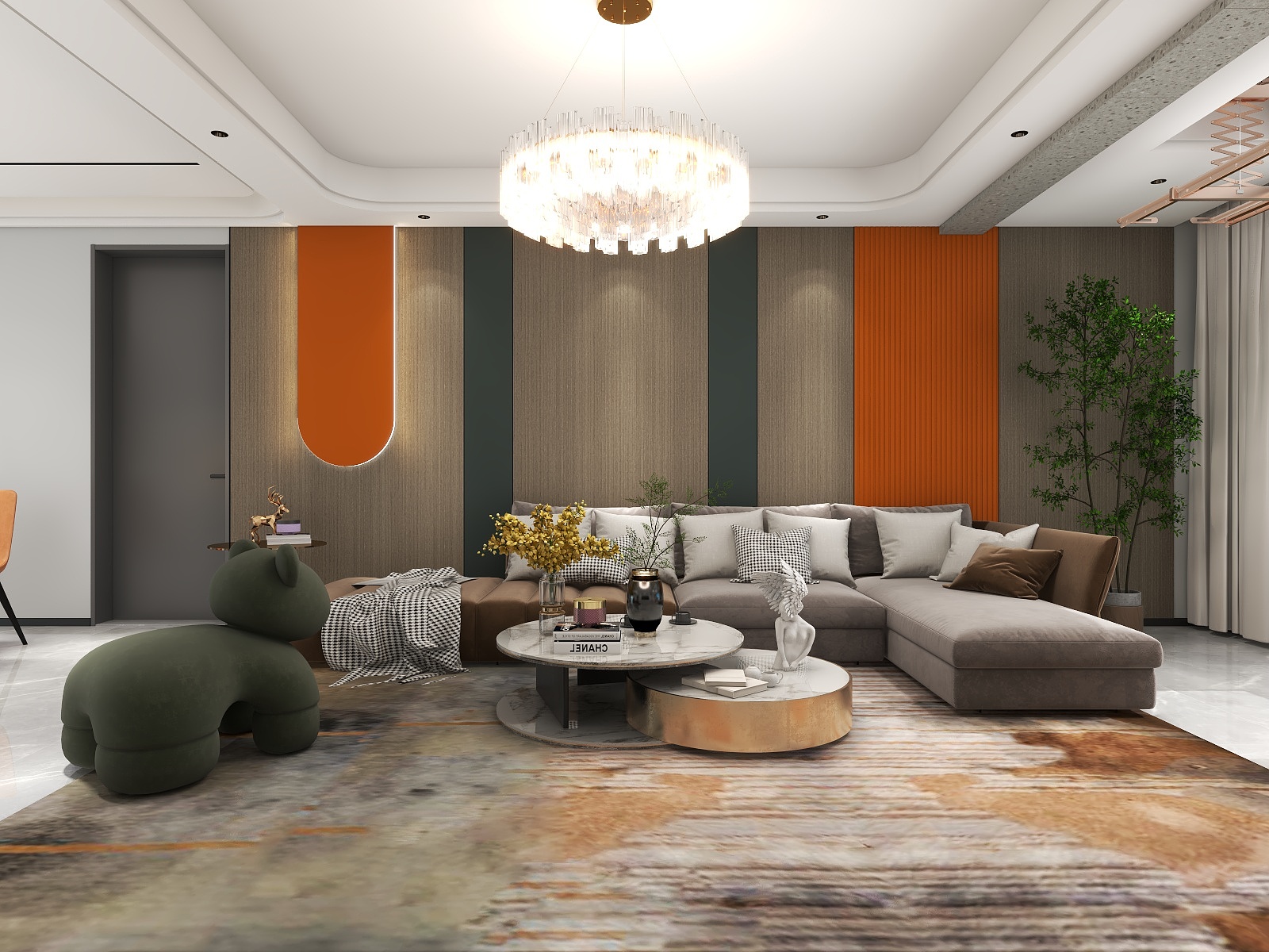 天水全案设计师白老师-摩登现代设计方案装修效果图