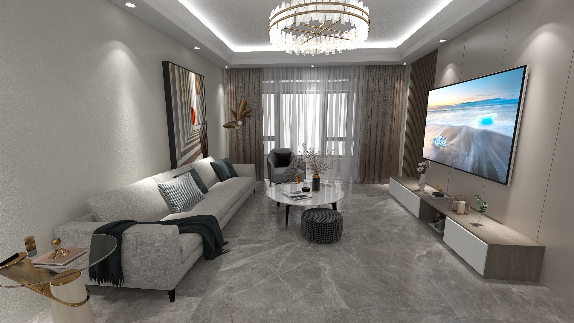 麦田美学家居-万科城·如园-装修设计方案